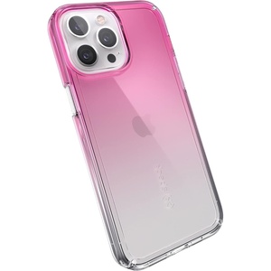 image:imageSpeck Clear iPhone 13 Pro Max Case  Slim Drop Protection  for iPhone 13 Pro Max amp iPhone 12 Pro Max  Scratch Resistant AntiYellowing AntiFade 67 Inch Phone Case  GemShell Pink TintChiffonFuschia FadeClear