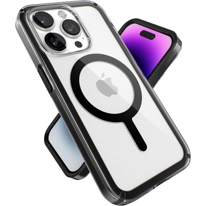 image:imageSpeck Clear iPhone 14 Pro Case  Slim Built for MagSafe Scratch Resistant amp Drop Protection Clear Phone Case  AntiYellowing  61 iPhone 14 Pro Case  Dual Layer  Black GemShellClearBlack