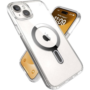 image:imageSpeck Clear iPhone 15 Plus Case  ClickLock NoSlip Interlock Built for MagSafe Drop Protection  for iPhone 15 Plus amp iPhone 14 Plus  AntiYellowing 67 Inch Phone Case  Presidio ClearChrome