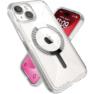 image:imageSpeck Clear iPhone 15 Plus Case  Slim Built for MagSafe Drop Protection Grip  for iPhone 15 Plus amp iPhone 14 Plus  Scratch Resistant AntiYellowing 67 Inch Phone Case  GemShell Grip CleariPhone 151413