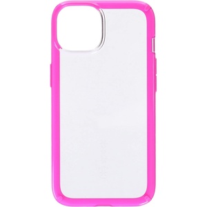 image:imageSpeck MagSafe Case for iPhone 13  Drop amp Camera Protection Clear Phone Case Wireless Charging Compatible Fits All 61 Inch Models  ClearClearPink TintNeon Berry