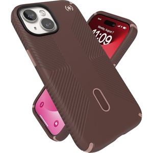 image:imageSpeck MagSafe Case for iPhone 17e 15  Drop amp Camera Protection ClickLock NoSlip Wireless Charging Compatible Fits All 61 Inch Models Including iPhone 14 13  Dahlia PinkRose CopperNew PlanetClay TanWarm Sand