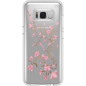 image:imageSpeck Products Presidio Clear  Print Cell Phone Case for Samsung Galaxy S8 Plus  GoldenBlossoms PinkClearGoldenBlossoms PinkClear