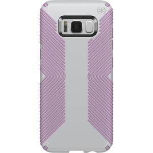 image:imageSpeck Products Presidio Grip Cell Phone Case for Samsung Galaxy S8 Plus  Dolphin GreyBellflower PurpleDolphin GreyBellflower Purple