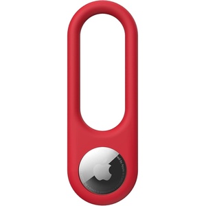 image:imageSpeck Products Presidio Sililoop AirTag Holder BlackUnreal Red