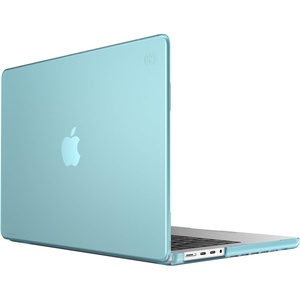 image:imageSpeck SmartShell MacBook Pro Case for M3 M2 and M1 Models  14 inch  Scratch Resistant Hardshell Case  ClearSwell Blue