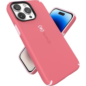 image:imageSpeck for iPhone 14 Pro Max Case  Drop Protection Scratch Resistant Built for MagSafe with Soft Touch Coating  67 iPhone 14 Dual Layer Case Cloudy GreySpring Purple Candyshell ProSweet CoralLight Coral