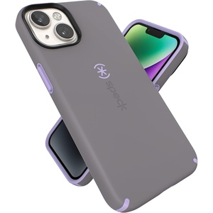 image:imageSpeck iPhone 14 amp iPhone13 Case Drop Protection Scratch Resistant Built for MagSafe Phone Case with Soft Touch Coating  61 Model Dual Layer Case Sweet CoralLight Coral CandyShell Pro 1 countCloudy GreySpring Purple