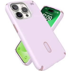 image:imageSpeck iPhone 15 Pro Case  ClickLock NoSlip Interlock Built for MagSafe Drop Protection  Scratch Resistant Soft Touch 61 Inch Phone Case  Presidio2 Pro BlackSlate GreyWhiteSoft LilacCarnation PetalRouge Pink