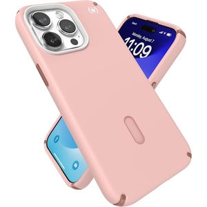 image:imageSpeck iPhone 15 Pro Max Case  ClickLock NoSlip Interlock Built for MagSafe Drop Protection  Scratch Resistant Soft Touch 67 Inch Phone Case  Presidio2 Pro Dahlia PinkRose CopperWhiteDahlia PinkRose CopperWhite