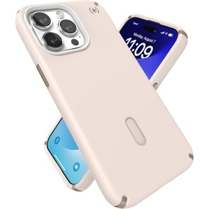 image:imageSpeck iPhone 15 Pro Max Case  ClickLock NoSlip Interlock Built for MagSafe Drop Protection  Scratch Resistant Soft Touch 67 Inch Phone Case  Presidio2 Pro Dahlia PinkRose CopperWhiteBleached BoneHeirloom GoldHazel Brown