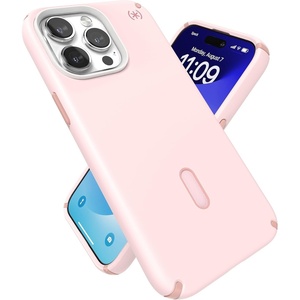 image:imageSpeck iPhone 15 Pro Max Case  ClickLock NoSlip Interlock Built for MagSafe Drop Protection  Scratch Resistant Soft Touch 67 Inch Phone Case  Presidio2 Pro Dahlia PinkRose CopperWhiteNimbus PinkDahlia PinkStrawberry Milk