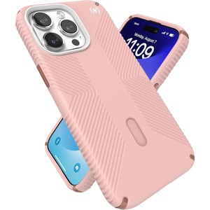 image:imageSpeck iPhone 15 Pro Max Case  ClickLock NoSlip Interlock Built for MagSafe Drop Protection Grip  Scratch Resistant Soft Touch 67 Inch Phone Case  Presidio2 Grip Dahlia PinkRose CopperWhiteDahlia PinkRose CopperWhite