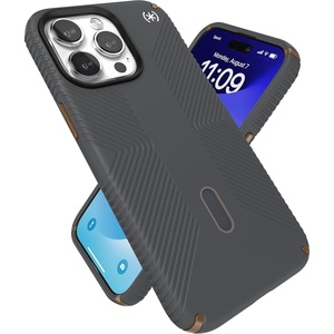 image:imageSpeck iPhone 15 Pro Max Case  ClickLock NoSlip Interlock Built for MagSafe Drop Protection Grip  Soft Touch 67 Inch Phone Case  Presidio2 Grip Charcoal GreyCool BronzeWhite