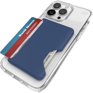 image:imageSpeck iPhone Wallet MagSafe Accessory  Removable ClickLock NoSlip Interlock  Holds 13 Cards  Soft Touch Finish Scratch Resistant Card Holder Built for MagSafe  Nimbus PinkPale VioletClicklock Wallet  Coastal Blue