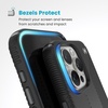 image:imageSpeck CandyShell Grip Case iPhone 16 Plus  Slim MagSafe Case for Women and Men  WhiteBlackBlack  Slate  MagSafe  ClickLock