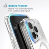 image:imageSpeck CandyShell Grip Case iPhone 16 Plus  Slim MagSafe Case for Women and Men  WhiteBlackClearChrome  ClickLock