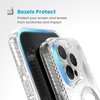image:imageSpeck CandyShell Grip Case iPhone 16 Plus  Slim MagSafe Case for Women and Men  WhiteBlackClearChrome Grip  ClickLock