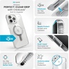 image:imageSpeck CandyShell Grip Case iPhone 16 Plus  Slim MagSafe Case for Women and Men  WhiteBlackClearChrome Grip  ClickLock