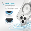 image:imageSpeck CandyShell Grip Case iPhone 16 Plus  Slim MagSafe Case for Women and Men  WhiteBlackClearChrome Grip  MagSafe