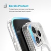 image:imageSpeck CandyShell Grip Case iPhone 16 Plus  Slim MagSafe Case for Women and Men  WhiteBlackClearChrome Grip  MagSafe