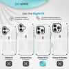 image:imageSpeck CandyShell Grip Case iPhone 16 Plus  Slim MagSafe Case for Women and Men  WhiteBlackWHITEBLACK