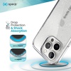 image:imageSpeck Clear iPhone 16 Pro Case  Slim Phone Case  GemShell  ClearPlatinum Glitter