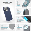 image:imageSpeck PRESIDIO2 Grip for iPhone 17 Air Case MagSafeCompatible Slim Protective Case DEEP SEASilver MetallicSpell BlueCoastal BlueGrey  MagSafe