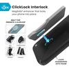 image:imageSpeck PRESIDIO2 Grip for iPhone 17 Pro Max Case ClickLock Interlock Slim Protective Case BlackSlate GreyWhite