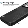 image:imageSpeck PRESIDIO2 Grip for iPhone 17 Pro Max Case Slim Protective Case BlackSlate GreyWhite