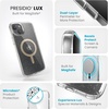 image:imageSpeck Presidio LUX for iPhone 17 Case MagSafeCompatible Slim Protective Case Black FadeSlate GreyWhiteClearGold GlitterBeige
