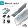 image:imageSpeck Presidio Perfect Clear Grip for iPhone 17 Air Case ClickLock Interlock Slim Protective Case ClearClearSilver