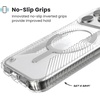 image:imageSpeck Presidio Perfect Clear Grip for iPhone 17 Pro Max Case MagSafeCompatible Slim Protective Case ClearClearSilver