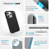 image:imageSpeck iPhone 15 Pro Case  Drop Protection Grip  Scratch Resistant Soft Touch 61 Inch Phone Case  Presidio2 Grip BlackSlate GreyWhite