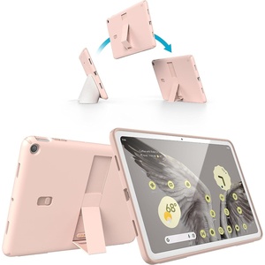 image:imageSpeck Google Pixel Tablet 2023 Case and Stand  Full Back Thin Scratch Resistant Drop Protection amp Adjustable Kickstand  Works with Google Pixel Charging Speaker Dock  White amp Silver StandyShellKinda CoralRose Tea