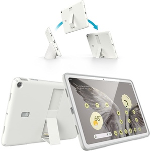 image:imageSpeck Google Pixel Tablet 2023 Case and Stand  Full Back Thin Scratch Resistant Drop Protection amp Adjustable Kickstand  Works with Google Pixel Charging Speaker Dock  White amp Silver StandyShellOff WhiteSerene Silver