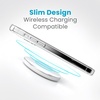 image:imageSpeck Clear iPhone 15 Pro Max Case  Slim Drop Protection  Scratch Resistant AntiYellowing 67 Inch Phone Case  GemShell ClearPlatinum GlitterClearClear