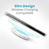 image:imageSpeck Clear iPhone 15 Pro Max Case  Slim Drop Protection  Scratch Resistant AntiYellowing 67 Inch Phone Case  GemShell ClearPlatinum GlitterClearPlatinum Glitter