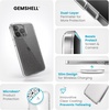 image:imageSpeck Clear iPhone 15 Pro Max Case  Slim Drop Protection  Scratch Resistant AntiYellowing 67 Inch Phone Case  GemShell ClearPlatinum GlitterClearPlatinum Glitter
