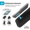 image:imageSpeck PRESIDIO2 Grip for iPhone 17 Case ClickLock Interlock Slim Protective Case BlackSlate GreyWhite