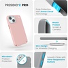 image:imageSpeck PRESIDIO2 Grip for iPhone 17 Case MagSafeCompatible Slim Protective Case DEEP SEASilver MetallicSpell BlueDahlia PinkRose CopperWhite