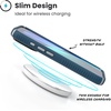 image:imageSpeck PRESIDIO2 Grip for iPhone 17 Pro Case Slim Protective Case DEEP SEASilver MetallicSpell Blue