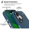 image:imageSpeck PRESIDIO2 PRO for iPhone 17 Case MagSafeCompatible Slim Protective Case DEEP SEASilver MetallicSpell Blue