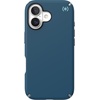 image:imageSpeck PRESIDIO2 PRO for iPhone 17 Case MagSafeCompatible Slim Protective Case DEEP SEASilver MetallicSpell Blue