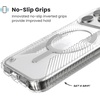 image:imageSpeck Presidio Perfect Clear Grip for iPhone 17 Pro Case MagSafeCompatible Slim Protective Case ClearClearSilver