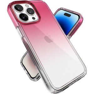 image:imageSpeck Clear iPhone 14 Pro Max Case  Drop Protection with Scratch Resistant Dual Layer Slim Phone Case for 67 Inch iPhones 14 Pro Max  AntiYellowing amp AntiFade Case  Amethyst Purple GemShellDigital Pink Fade