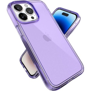 image:imageSpeck Clear iPhone 14 Pro Max Case  Drop Protection with Scratch Resistant Dual Layer Slim Phone Case for 67 Inch iPhones 14 Pro Max  AntiYellowing amp AntiFade Case  Amethyst Purple GemShellAmethyst PurpleClear