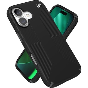 image:imageSpeck PRESIDIO2 Grip for iPhone 17 Case MagSafeCompatible Slim Protective Case BlackSlate GreyWhite