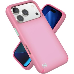 image:imageSpeck Presidio LUX for iPhone 17 Pro Case MagSafeCompatible Slim Protective Case IBIS PinkDark IBISKANOM Green