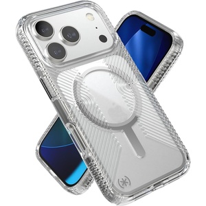 image:imageSpeck Presidio Perfect Clear Grip for iPhone 17 Pro Case MagSafeCompatible Slim Protective Case ClearClearSilver
